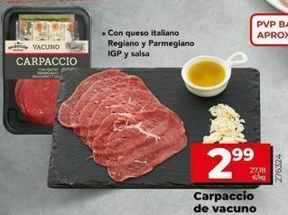 Dia Carpaccio oferta