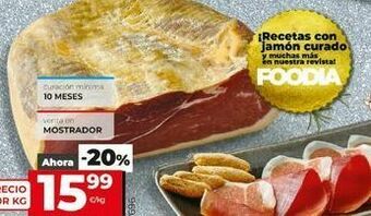 Dia Jamón curado villar oferta