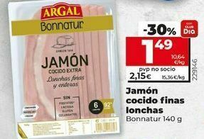 Dia Jamón cocido bonnatur oferta