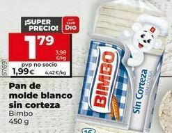 La Plaza de DIA Pan de molde bimbo oferta
