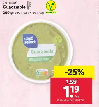 Lidl Chef Select Guacamole oferta