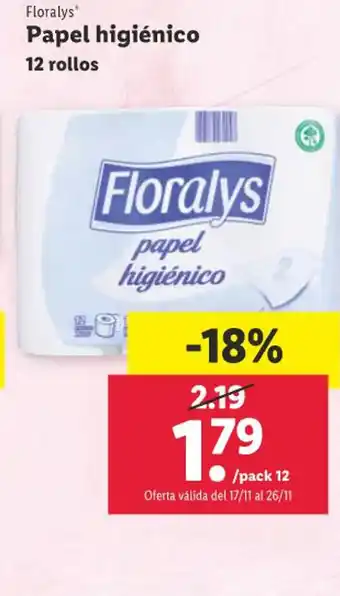 Lidl Papel higiénico oferta