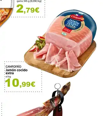 Hiper Usera CAMPOFRÍO Jamón cocido extra oferta