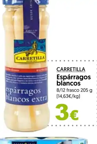 Hiper Usera CARRETILLA Espárragos blancos oferta