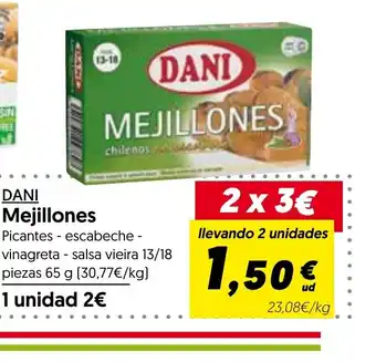 Hiper Usera DANI Mejillones oferta