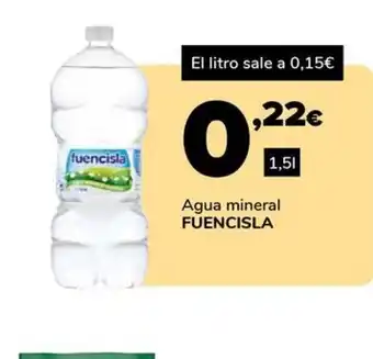 Supeco Agua mineral FUENCISLA oferta