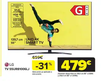 Carrefour TV 55UR81006LJ oferta