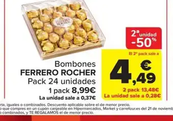 Carrefour Bombones FERRERO ROCHER oferta