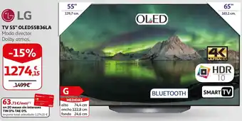 Alcampo TV 55" OLED55B36LA oferta