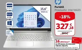 Alcampo Portátil oferta