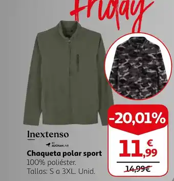 Alcampo Chaqueta polar sport oferta