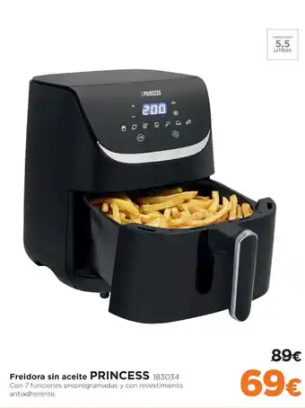 El Corte Inglés Freidora sin aceite PRINCESS 183034 oferta