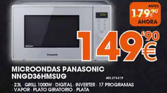 Expert MICROONDAS PANASONIC NNGD36HMSUG oferta