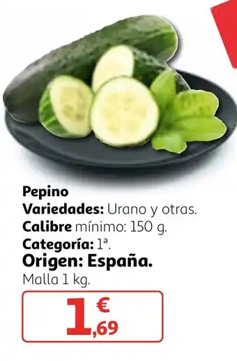 Alcampo Pepino oferta