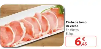 Alcampo Cinta de lomo de cerdo oferta