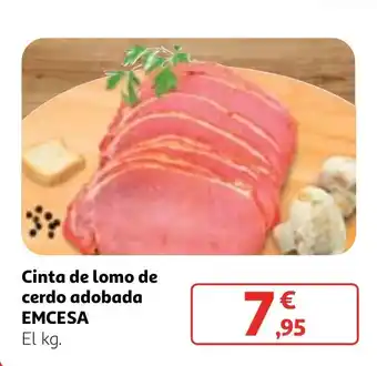 Alcampo Cinta de lomo de cerdo adobada EMCESA oferta