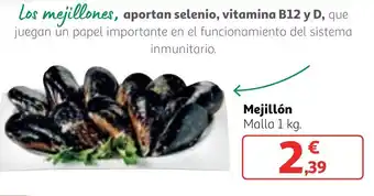 Alcampo Mejillón Malla 1 kg. oferta