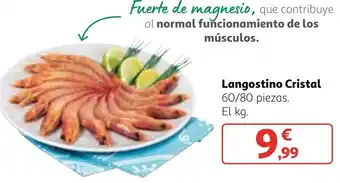 Alcampo Langostino Cristal oferta