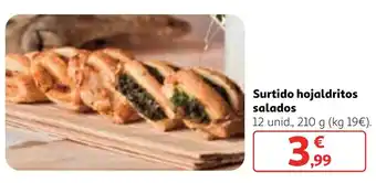 Alcampo Surtido hojaldritos salados oferta