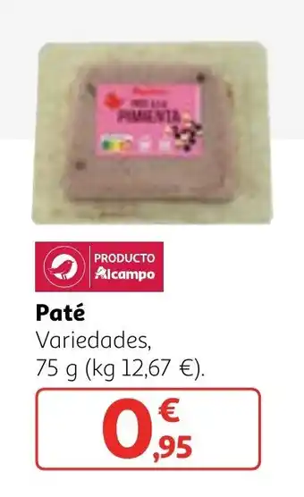 Alcampo Paté oferta