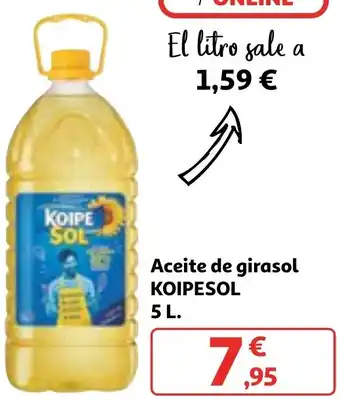 Alcampo Aceite de girasol KOIPESOL oferta