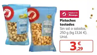 Alcampo Pistachos tostados oferta