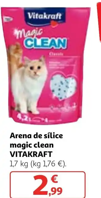 Alcampo Arena de sílice magic clean VITAKRAFT oferta
