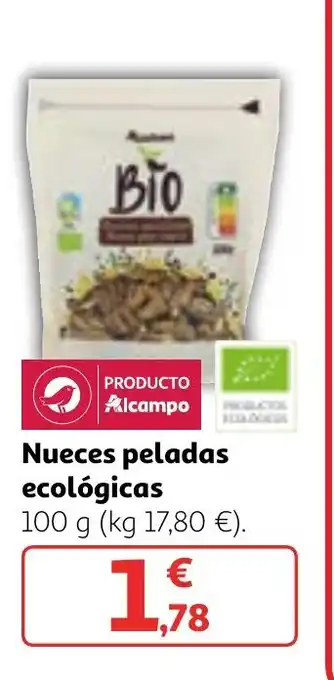Alcampo Nueces peladas ecológicas oferta