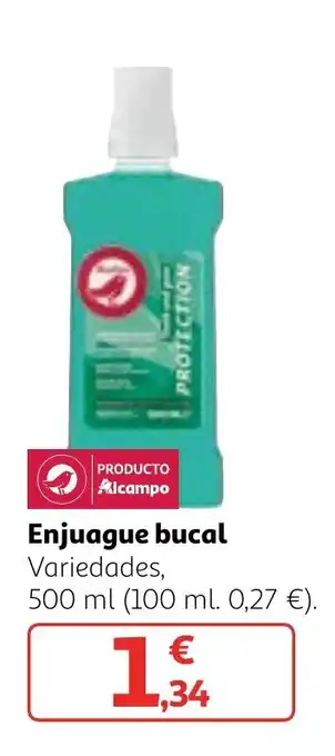 Alcampo Enjuague bucal oferta