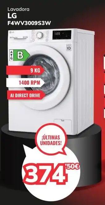 Mi electro Lavadora LG F4WV3009S3W oferta