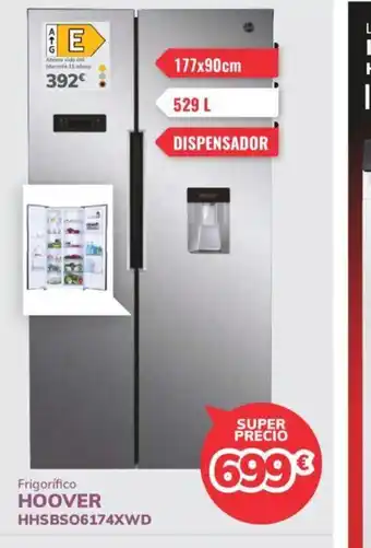 Mi electro Frigorífico HOOVER HHSBS06174XWD oferta