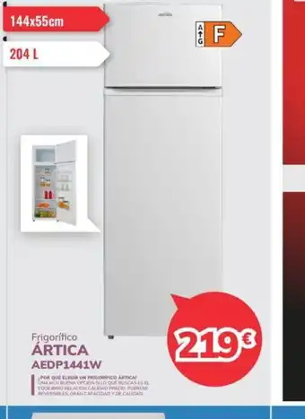 Mi electro Frigorífico ÁRTICA AEDP1441W oferta
