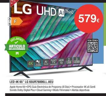 Milar LED 4K 65" LG 65UR76006LL.AEU oferta