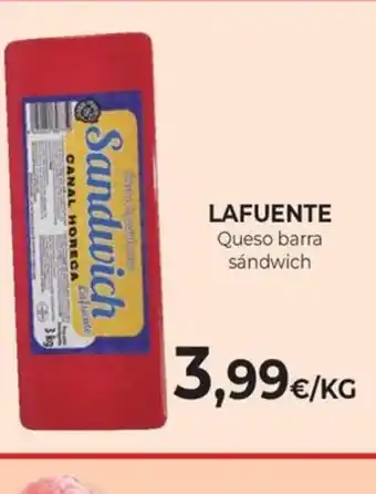 CashDiplo LAFUENTE Queso barra sándwich oferta