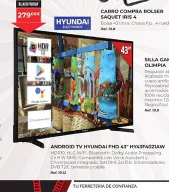 Coferdroza ANDROID TV HYUNDAI FHD 43" HY43F4021AW oferta