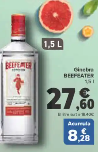Carrefour Ginebra BEEFEATER oferta