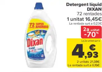 Carrefour Detergent líquid DIXAN oferta