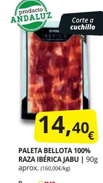 Supermercados MAS PALETA BELLOTA 100% RAZA IBÉRICA JABU oferta
