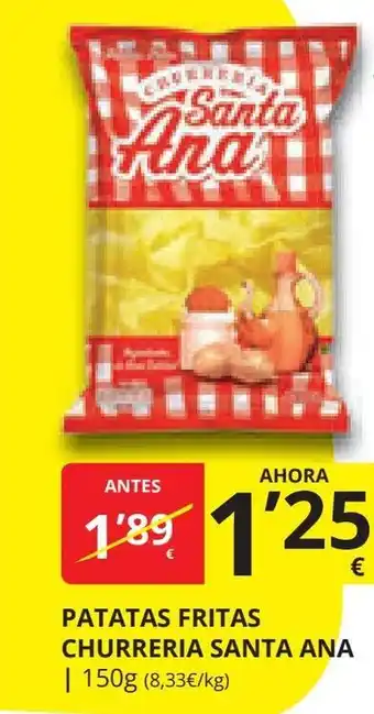 Supermercados MAS PATATAS FRITAS CHURRERIA SANTA ANA oferta