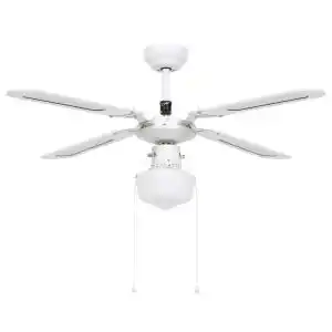 Brico Depôt Vidaxl ventilador de techo con lámpara blanco 106 cm oferta