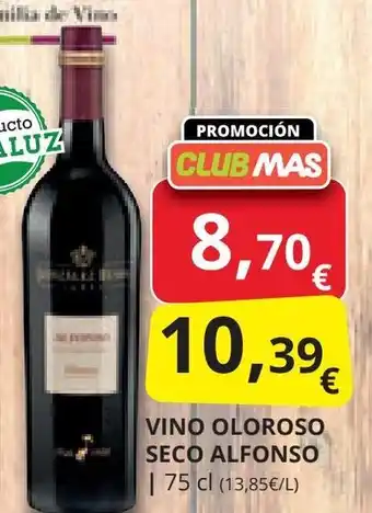 Supermercados MAS VINO OLOROSO SECO ALFONSO oferta