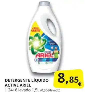 Supermercados MAS DETERGENTE LÍQUIDO ACTIVE ARIEL oferta