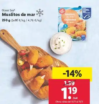 Lidl Ocean Sea® Muslitos de mar oferta