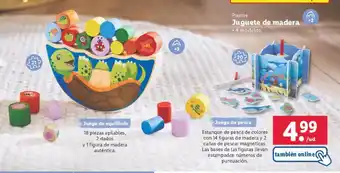 Lidl Juguete de madera oferta