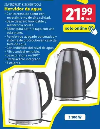 Lidl Hervidor de agua oferta