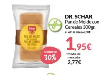 PrimaPrix Dr. Schar Pan de Molde con Cereals 300gr. oferta