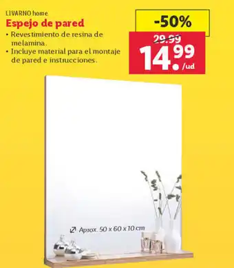 Lidl Espejo de pared oferta
