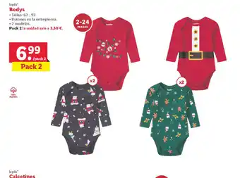Lidl lupilu Bodys oferta