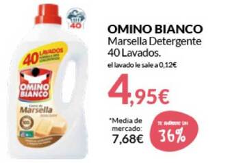 PrimaPrix Omino Bianco Marsella Detergente 40 Lavados oferta