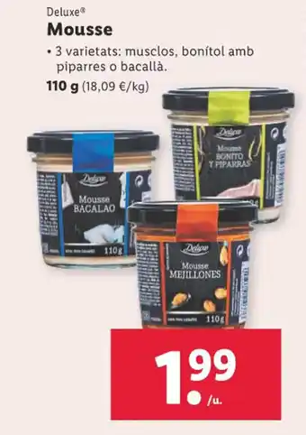 Lidl Deluxe® Mousse oferta